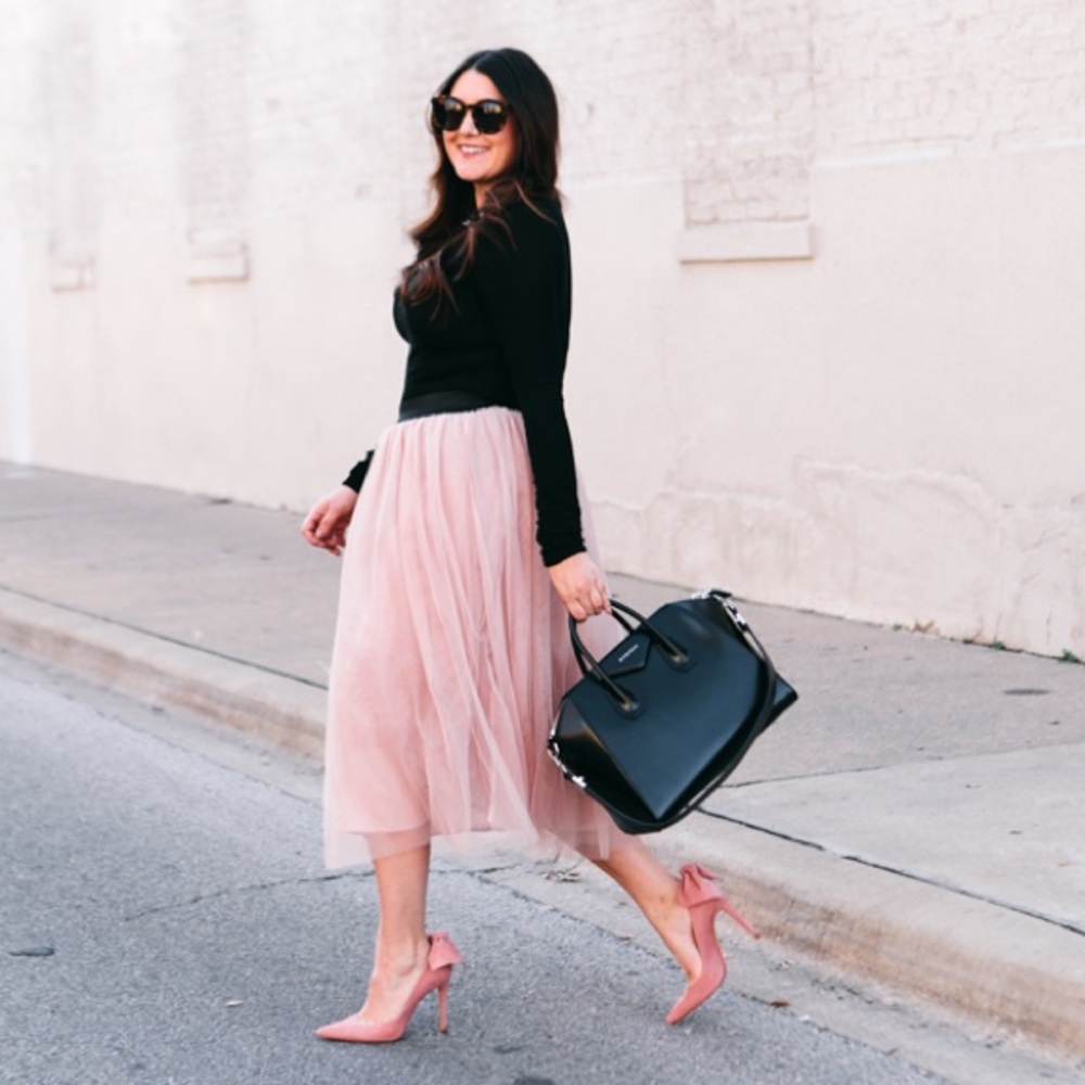 Bobeau X T.J. Maxx | Pink tulle Skirt Large